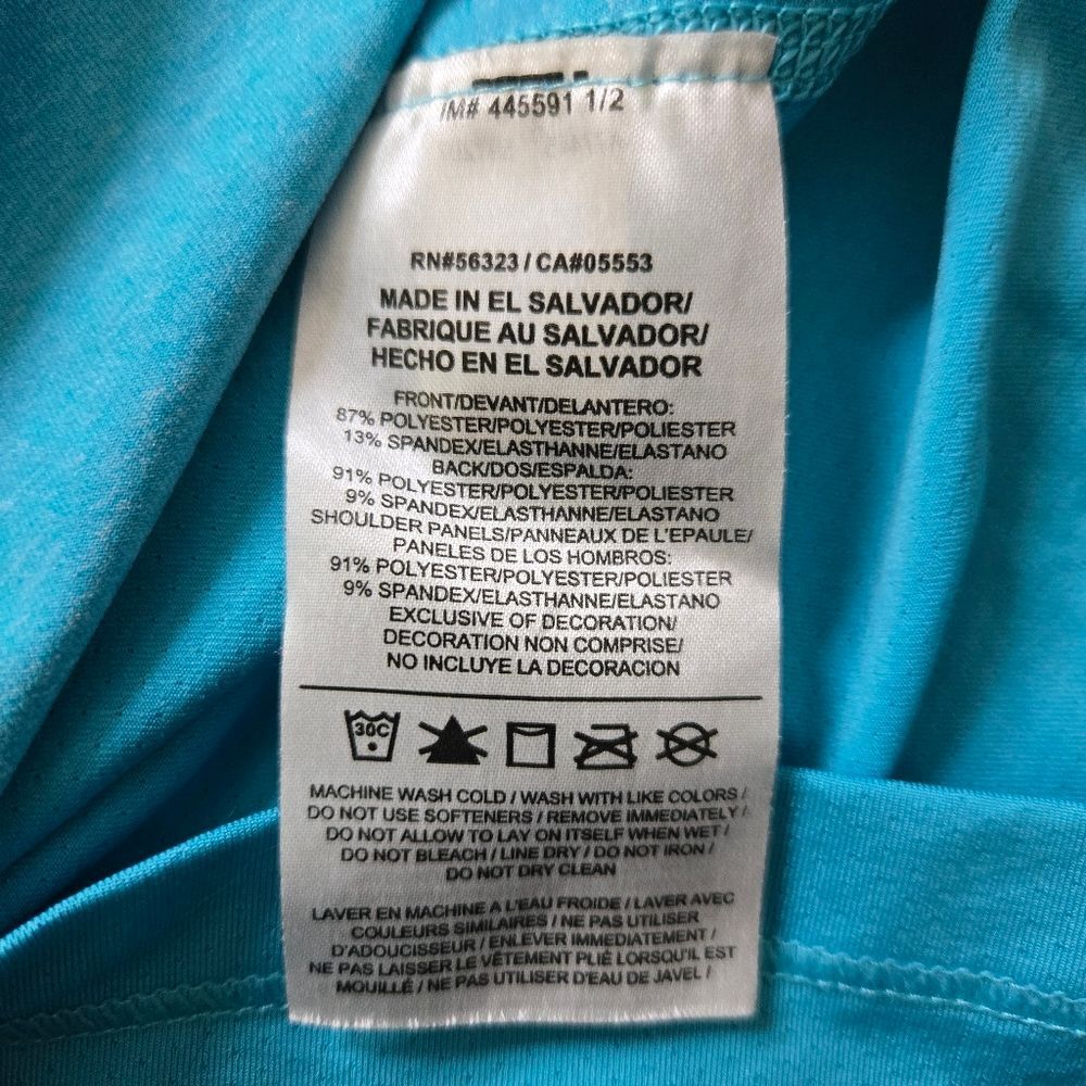 Nike Blue Racerback Tank Top - Picture 5 of 6